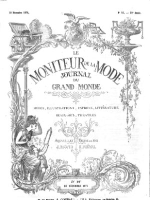 Le Moniteur de la mode Samstag 18. Dezember 1875