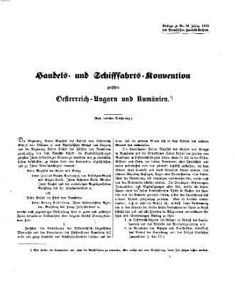 Preußisches Handels-Archiv Freitag 20. August 1875