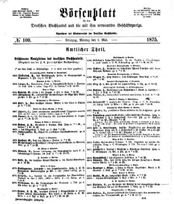 Börsenblatt für den deutschen Buchhandel Montag 3. Mai 1875