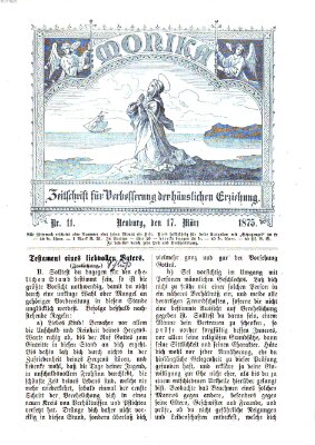 Katholische Schulzeitung (Bayerische Schulzeitung) Mittwoch 17. März 1875