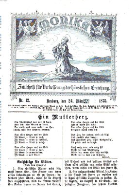 Katholische Schulzeitung (Bayerische Schulzeitung) Mittwoch 24. März 1875