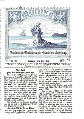 Katholische Schulzeitung (Bayerische Schulzeitung) Mittwoch 26. Mai 1875