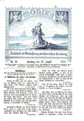 Katholische Schulzeitung (Bayerische Schulzeitung) Mittwoch 25. August 1875