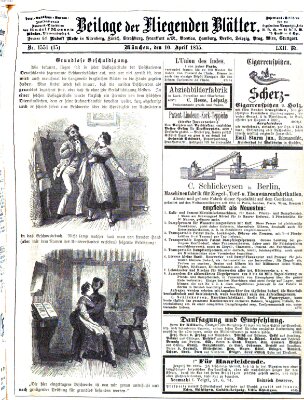 Fliegende Blätter Samstag 10. April 1875