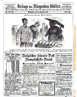 Fliegende Blätter Samstag 18. Dezember 1875