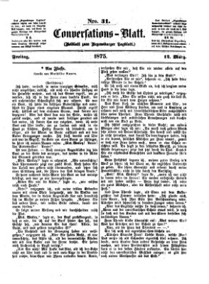 Regensburger Conversations-Blatt (Regensburger Tagblatt) Freitag 12. März 1875