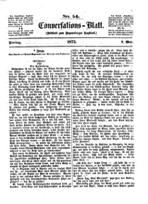 Regensburger Conversations-Blatt (Regensburger Tagblatt) Freitag 7. Mai 1875