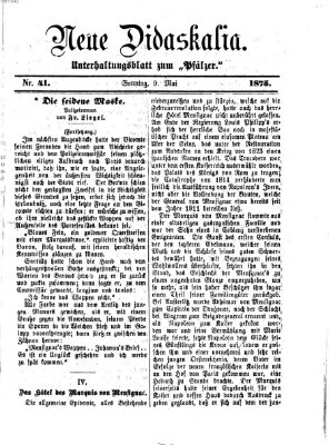 Neue Didaskalia (Pfälzer) Sonntag 9. Mai 1875