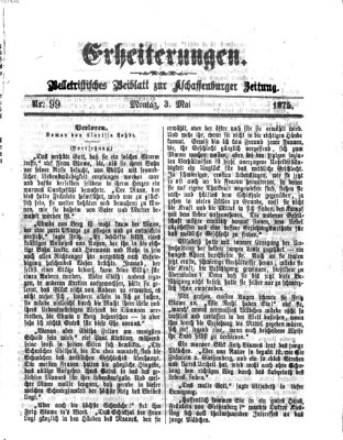 Erheiterungen (Aschaffenburger Zeitung) Montag 3. Mai 1875