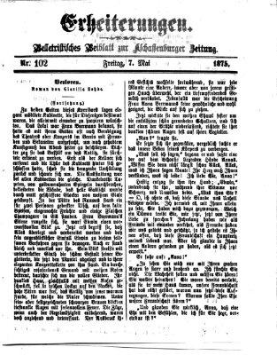 Erheiterungen (Aschaffenburger Zeitung) Freitag 7. Mai 1875