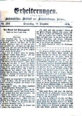 Erheiterungen (Aschaffenburger Zeitung) Donnerstag 30. Dezember 1875