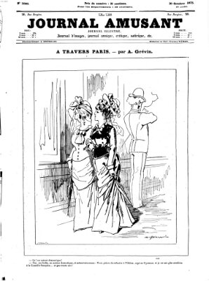 Le Journal amusant Samstag 30. Oktober 1875