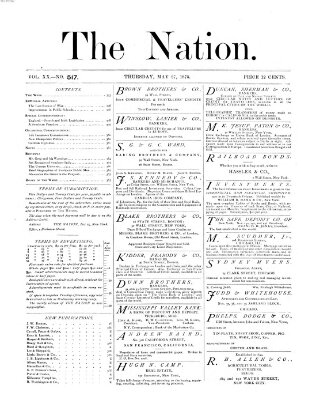 The nation Donnerstag 27. Mai 1875