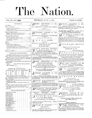 The nation Donnerstag 10. Juni 1875