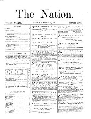 The nation Donnerstag 12. August 1875