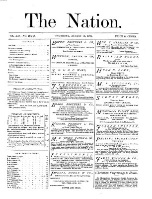 The nation Donnerstag 19. August 1875