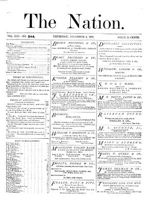 The nation Donnerstag 2. Dezember 1875