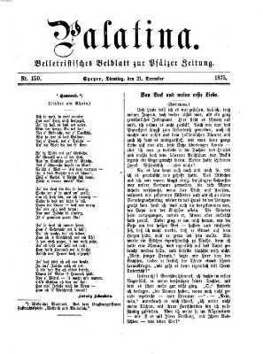 Palatina (Pfälzer Zeitung) Dienstag 21. Dezember 1875