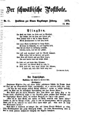 Der schwäbische Postbote (Neue Augsburger Zeitung) Samstag 15. Mai 1875