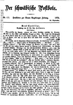 Der schwäbische Postbote (Neue Augsburger Zeitung) Dienstag 28. September 1875