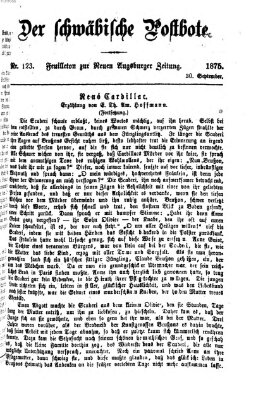 Der schwäbische Postbote (Neue Augsburger Zeitung) Donnerstag 30. September 1875