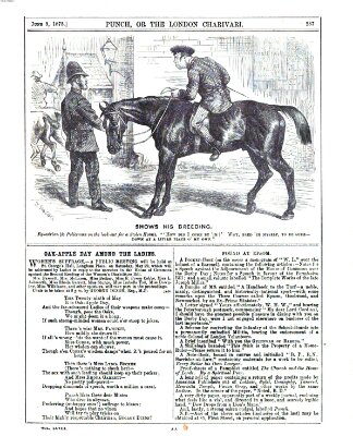 Punch Samstag 5. Juni 1875