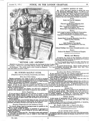 Punch Samstag 21. August 1875