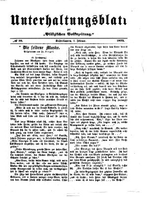 Unterhaltungsblatt zur Kaiserslauterer Zeitung (Pfälzische Volkszeitung) Mittwoch 3. Februar 1875