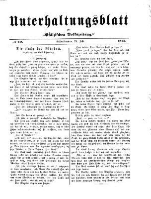 Unterhaltungsblatt zur Kaiserslauterer Zeitung (Pfälzische Volkszeitung) Mittwoch 28. Juli 1875