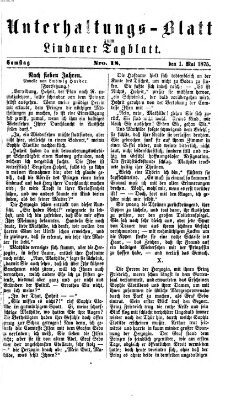 Lindauer Tagblatt für Stadt und Land. Unterhaltungs-Blatt zum Lindauer Tagblatt (Lindauer Tagblatt für Stadt und Land) Samstag 1. Mai 1875