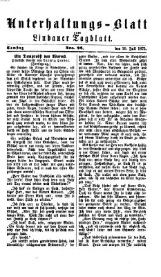 Lindauer Tagblatt für Stadt und Land. Unterhaltungs-Blatt zum Lindauer Tagblatt (Lindauer Tagblatt für Stadt und Land) Samstag 10. Juli 1875