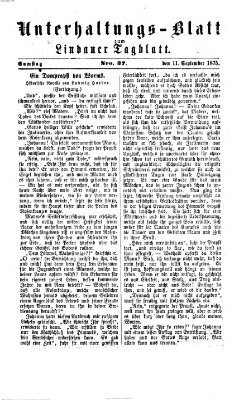 Lindauer Tagblatt für Stadt und Land. Unterhaltungs-Blatt zum Lindauer Tagblatt (Lindauer Tagblatt für Stadt und Land) Samstag 11. September 1875