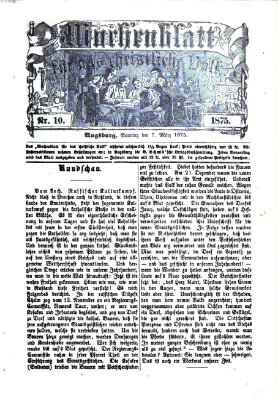 Wochenblatt für das christliche Volk Sonntag 7. März 1875