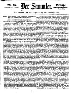 Der Sammler (Augsburger Abendzeitung) Dienstag 2. März 1875