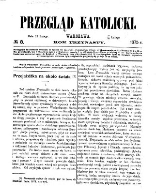 Przegląd Katolicki Donnerstag 25. Februar 1875