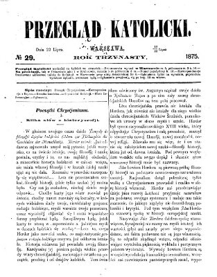 Przegląd Katolicki Donnerstag 22. Juli 1875