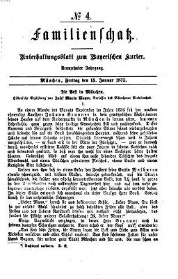 Familienschatz (Bayerischer Kurier) Freitag 15. Januar 1875