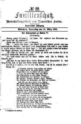 Familienschatz (Bayerischer Kurier) Donnerstag 18. März 1875