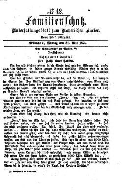 Familienschatz (Bayerischer Kurier) Montag 31. Mai 1875