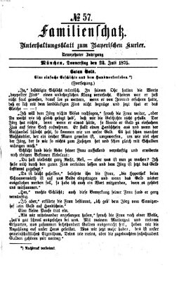 Familienschatz (Bayerischer Kurier) Freitag 23. Juli 1875