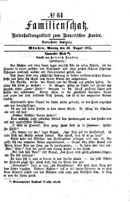 Familienschatz (Bayerischer Kurier) Montag 16. August 1875