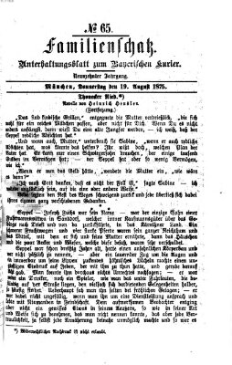 Familienschatz (Bayerischer Kurier) Donnerstag 19. August 1875