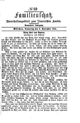 Familienschatz (Bayerischer Kurier) Donnerstag 2. September 1875