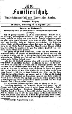 Familienschatz (Bayerischer Kurier) Donnerstag 2. Dezember 1875