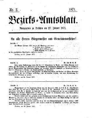 Bezirks-Amtsblatt Freitag 27. Januar 1871