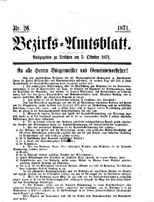 Bezirks-Amtsblatt Dienstag 3. Oktober 1871