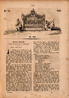 Kasperle im Frack Samstag 29. Mai 1847