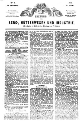 Der Berggeist Dienstag 12. Januar 1875