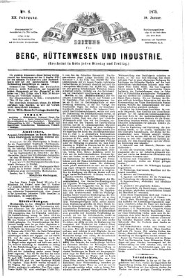 Der Berggeist Dienstag 19. Januar 1875