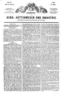 Der Berggeist Freitag 12. März 1875